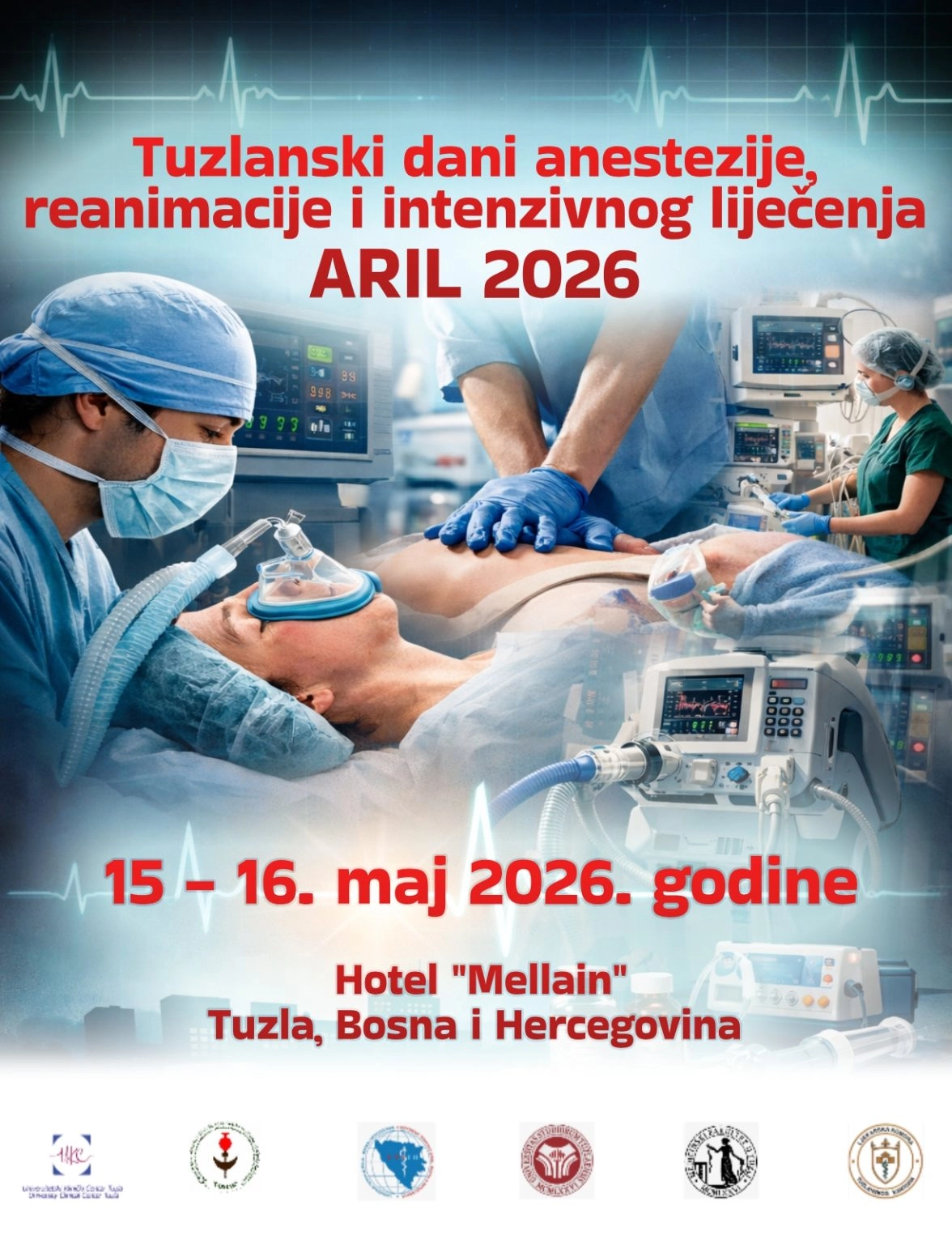 NAJAVA: Tuzlanski dani anestezije, reanimacije i intenzivnog liječenja – ARIL 2026